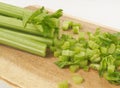 Chopped celery Royalty Free Stock Photo